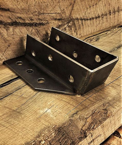 rustic metal beam brackets